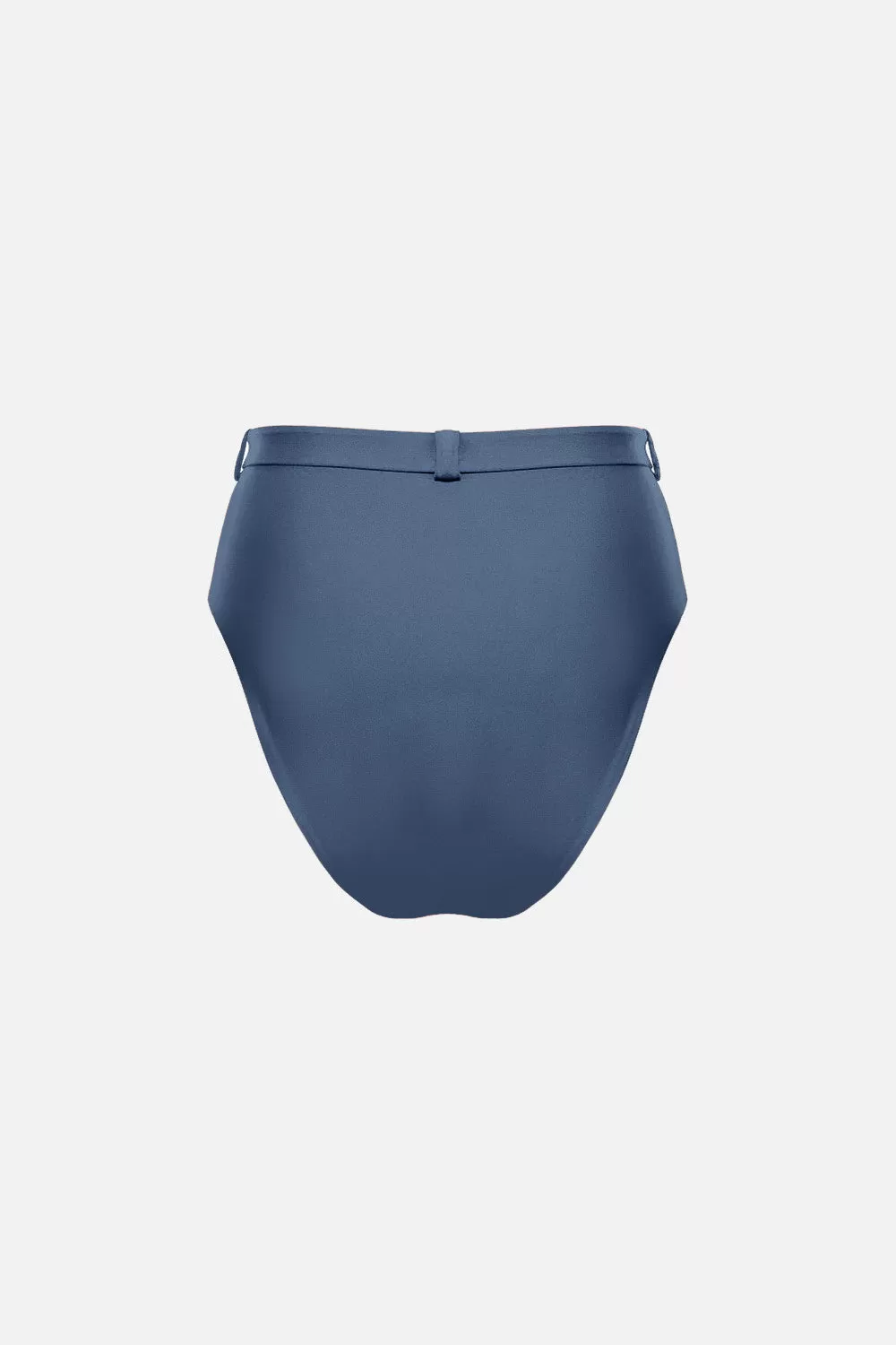 The High Waist Silhouette Bikini Bottom in Horizon Blue