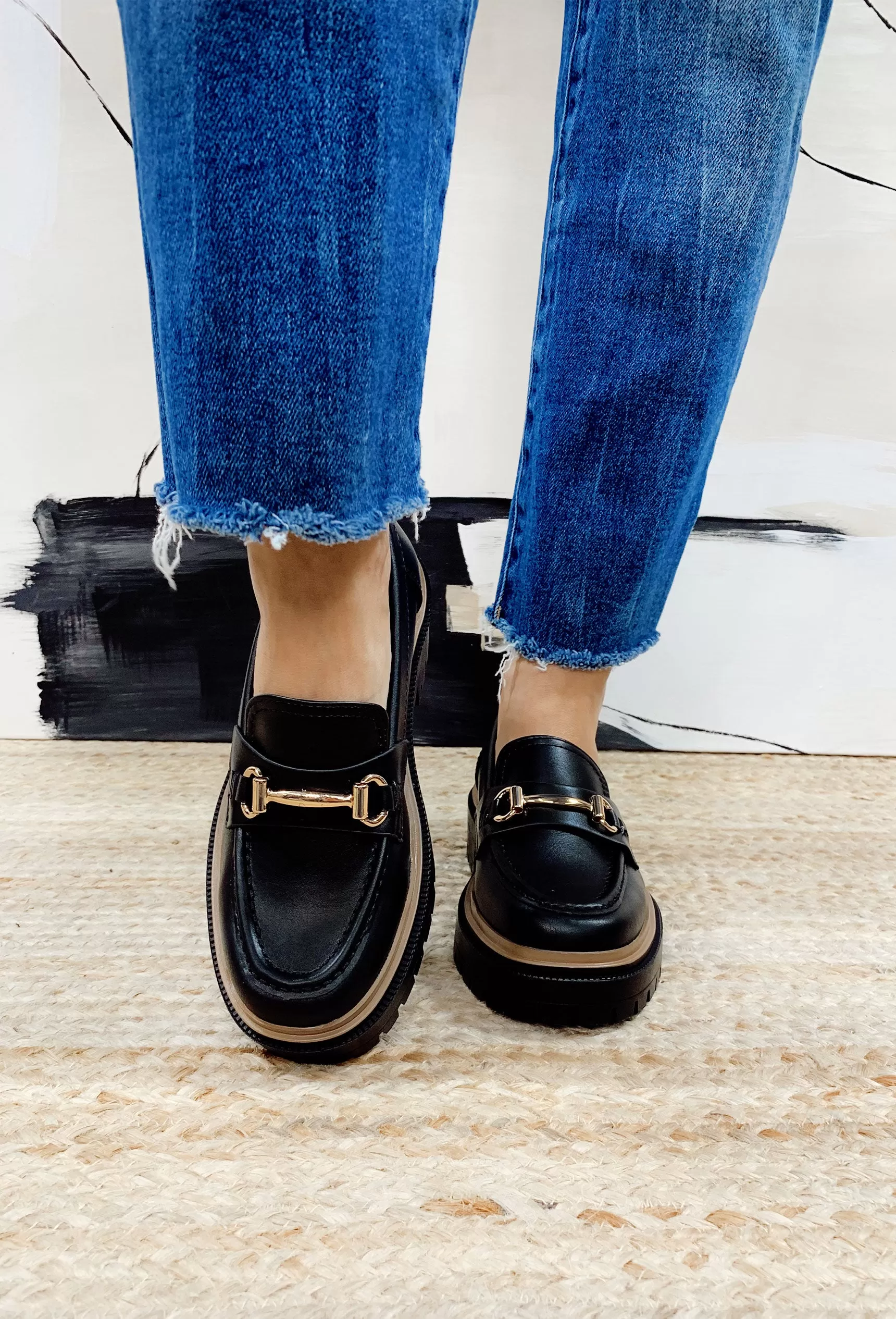 Theos Black Loafer