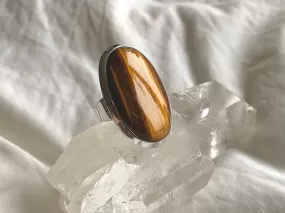 Tiger's Eye Naevia Ring - XLarge Oval (US 7.5 & 8)