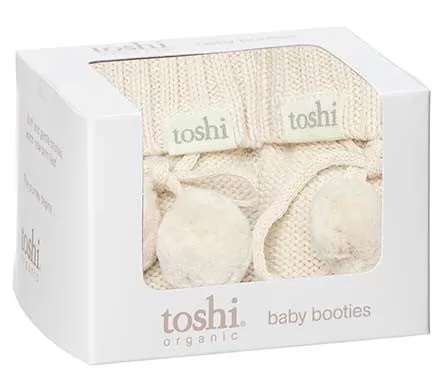 Toshi Organic Booties Marley Cream