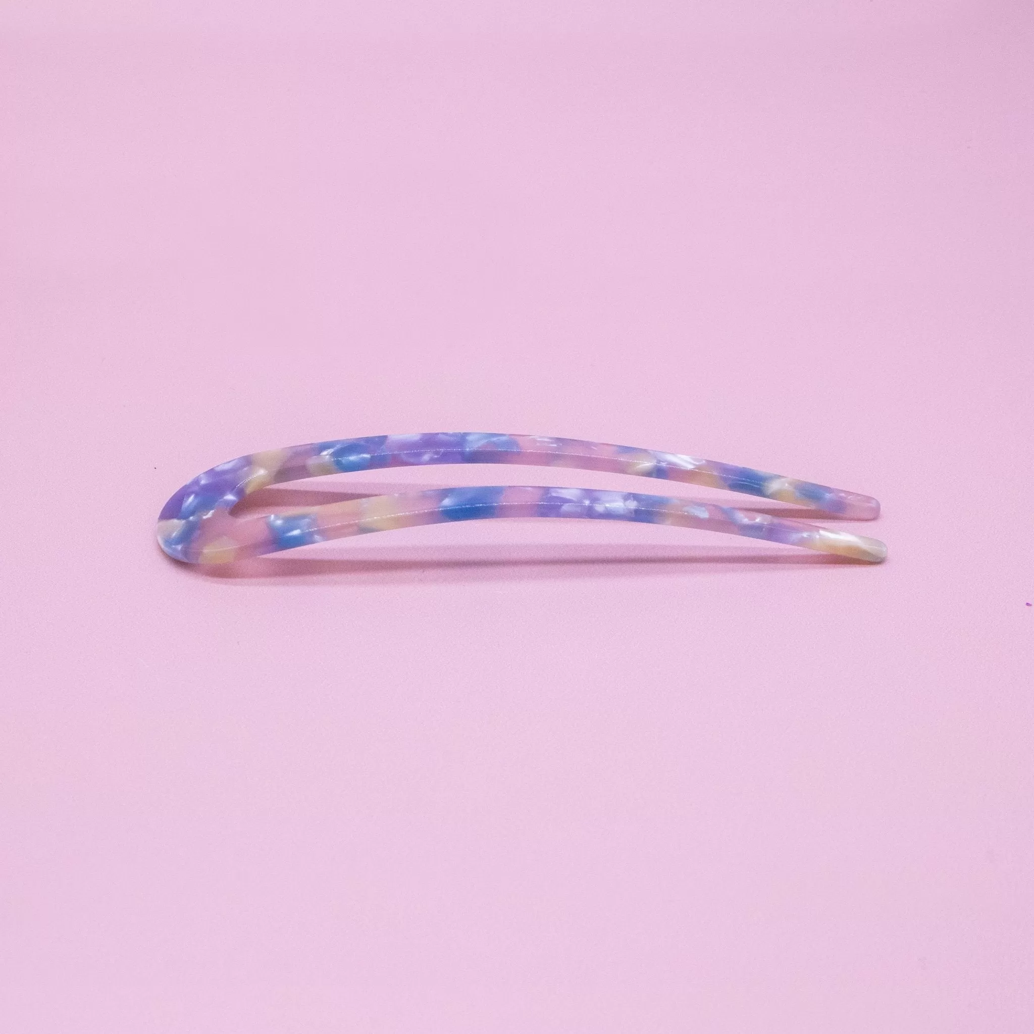 U Shaped French Hair Pin -Tortoise Shell