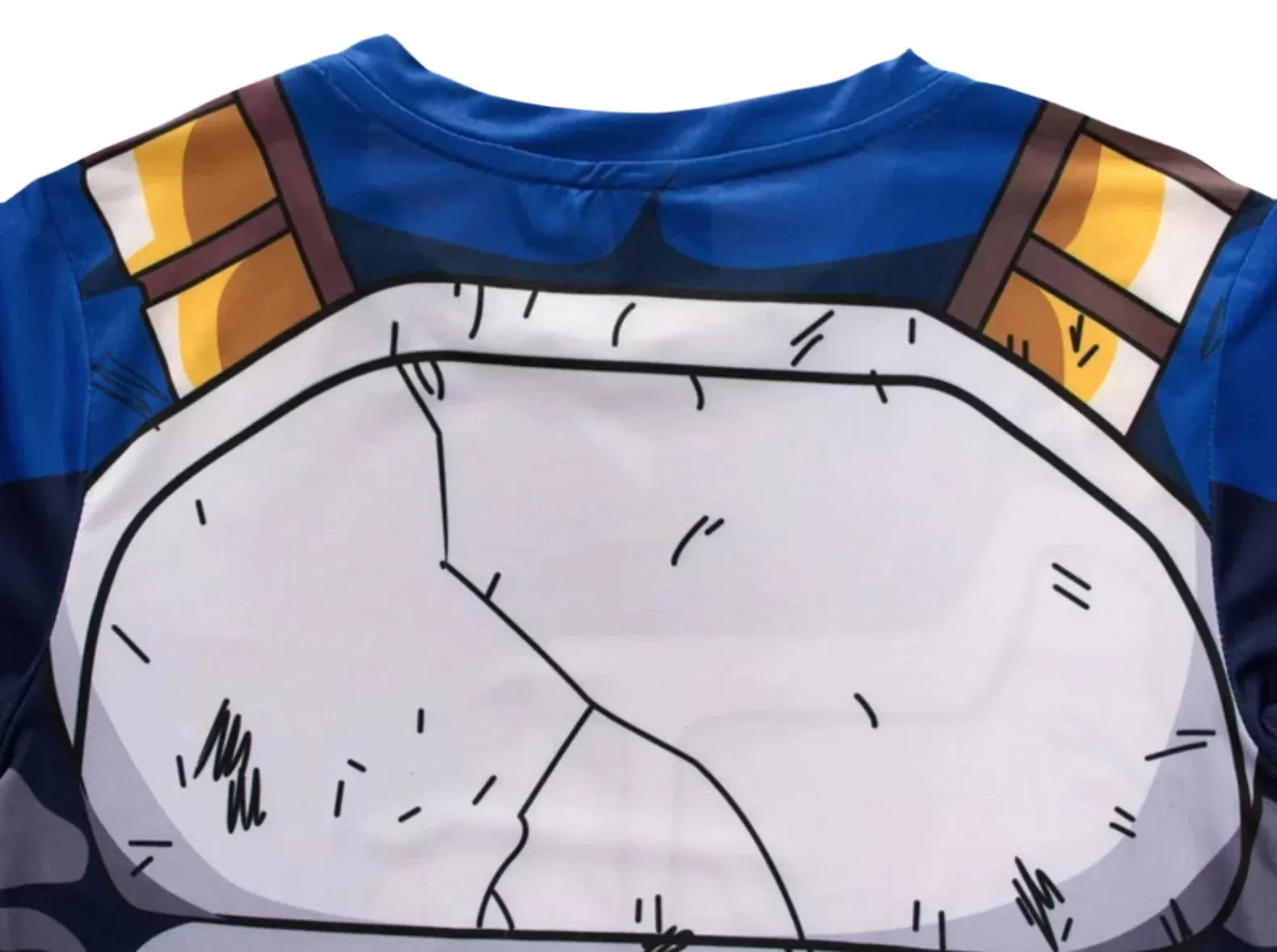 Vegeta Battle Damaged Armor Dragon Ball Z Compression Rash Guard