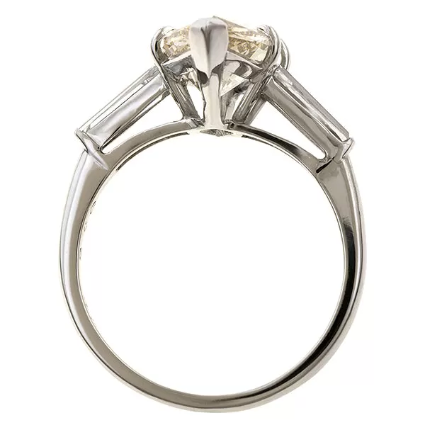 Vintage Marquise Engagement Ring, 3.79ct.