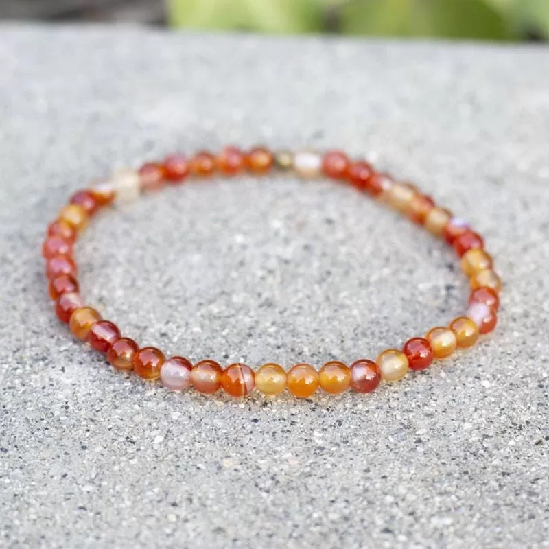 Vitality Carnelian Delicate Bracelet