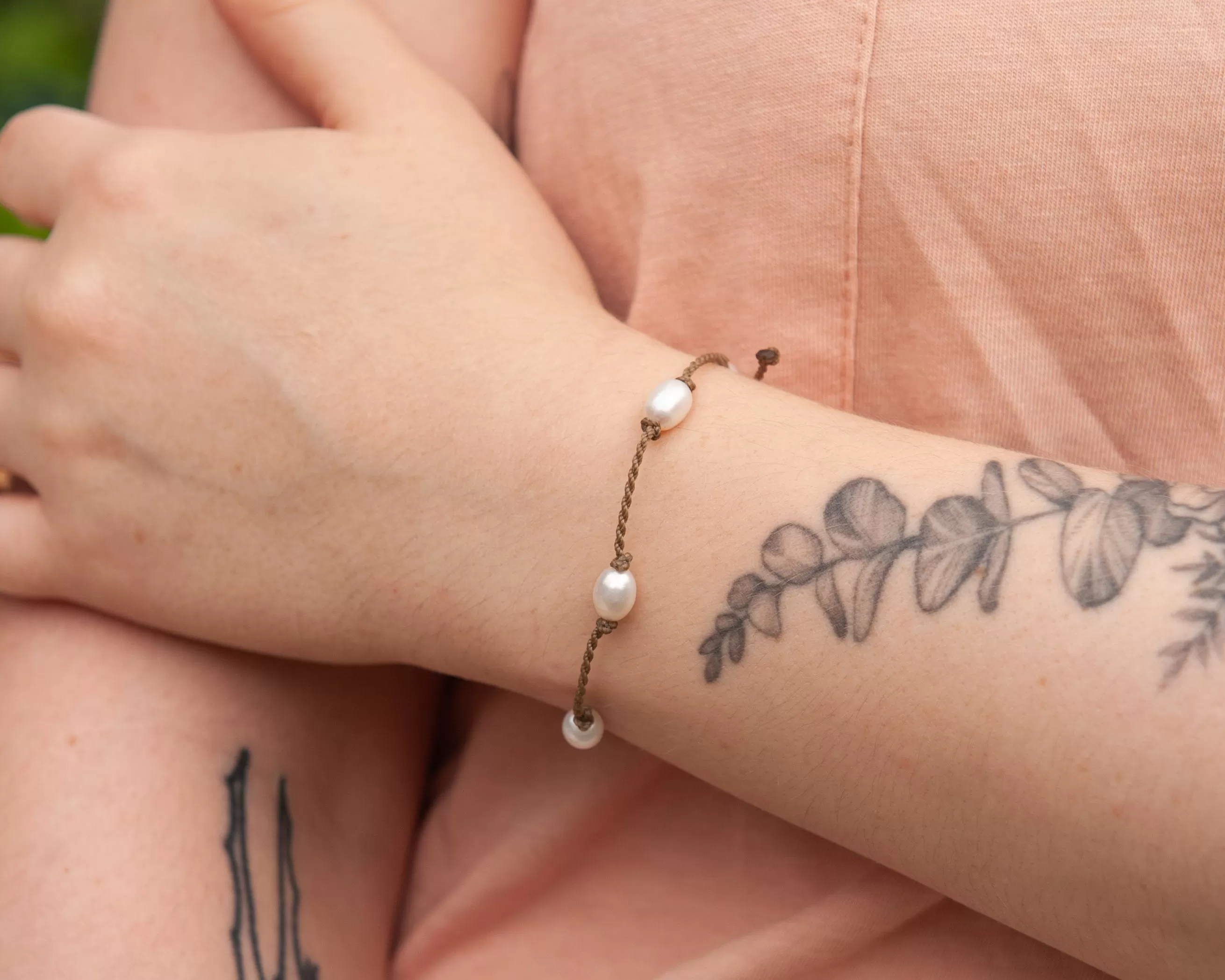 White Pearl Bracelets