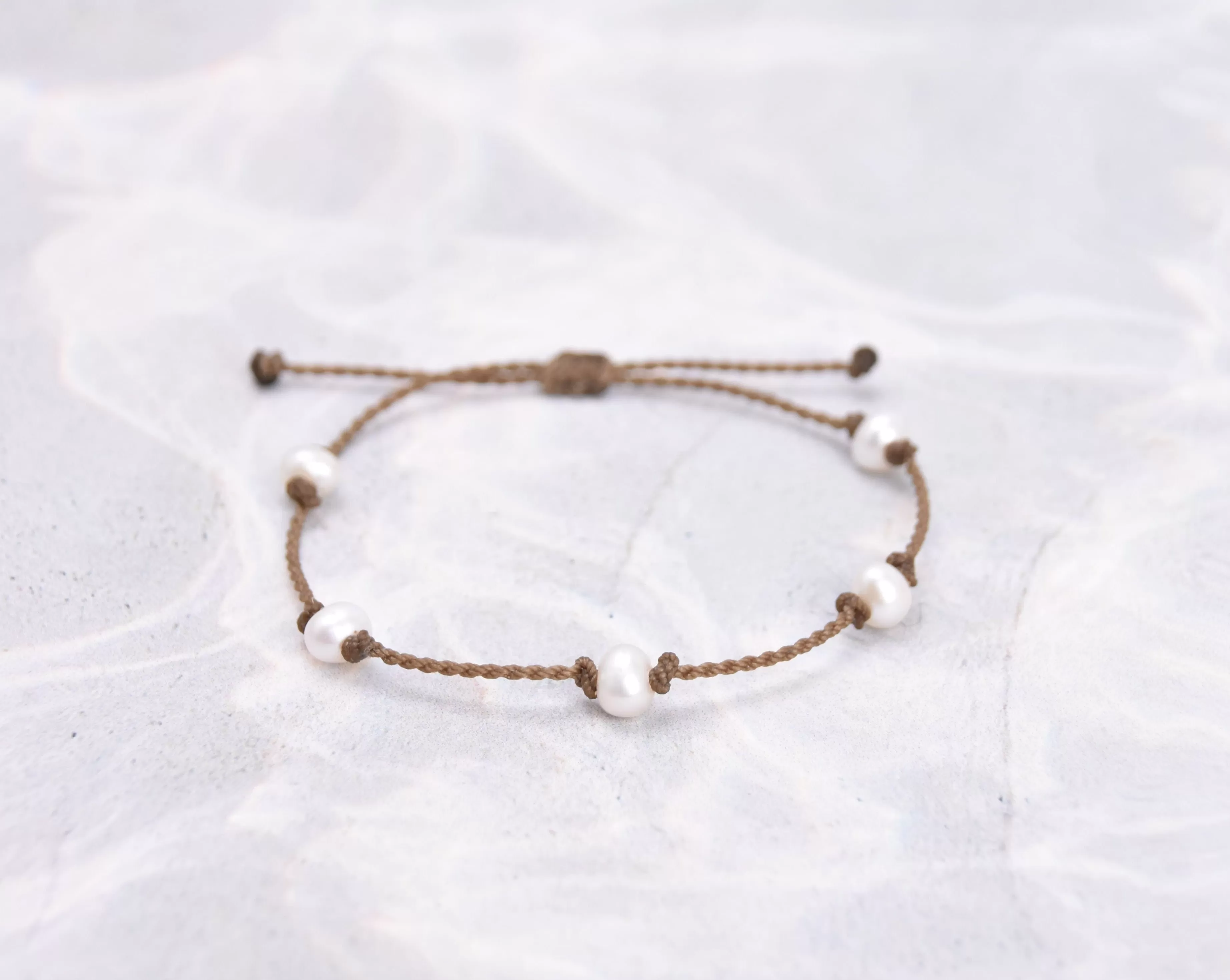 White Pearl Bracelets