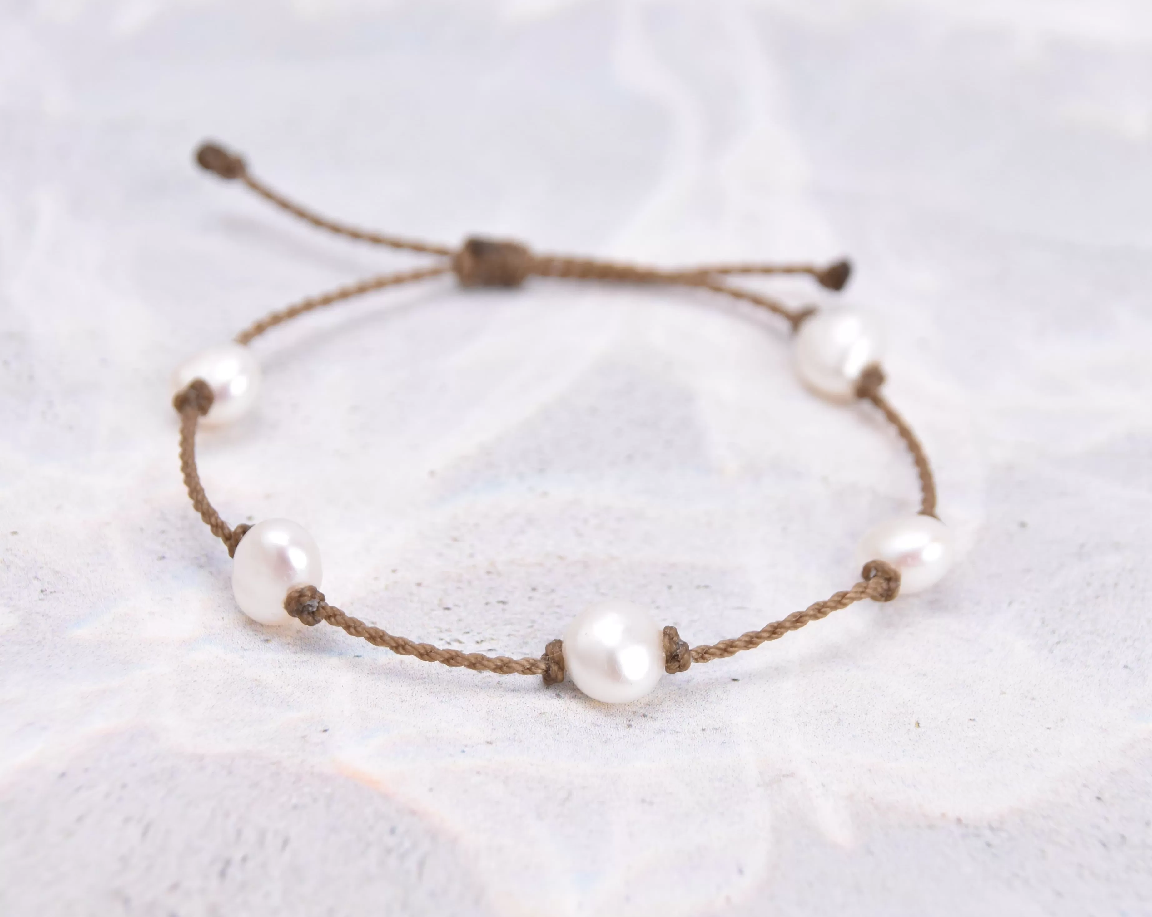 White Pearl Bracelets