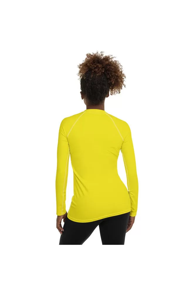 Yellow Women's Rash Guard