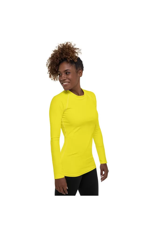 Yellow Women's Rash Guard