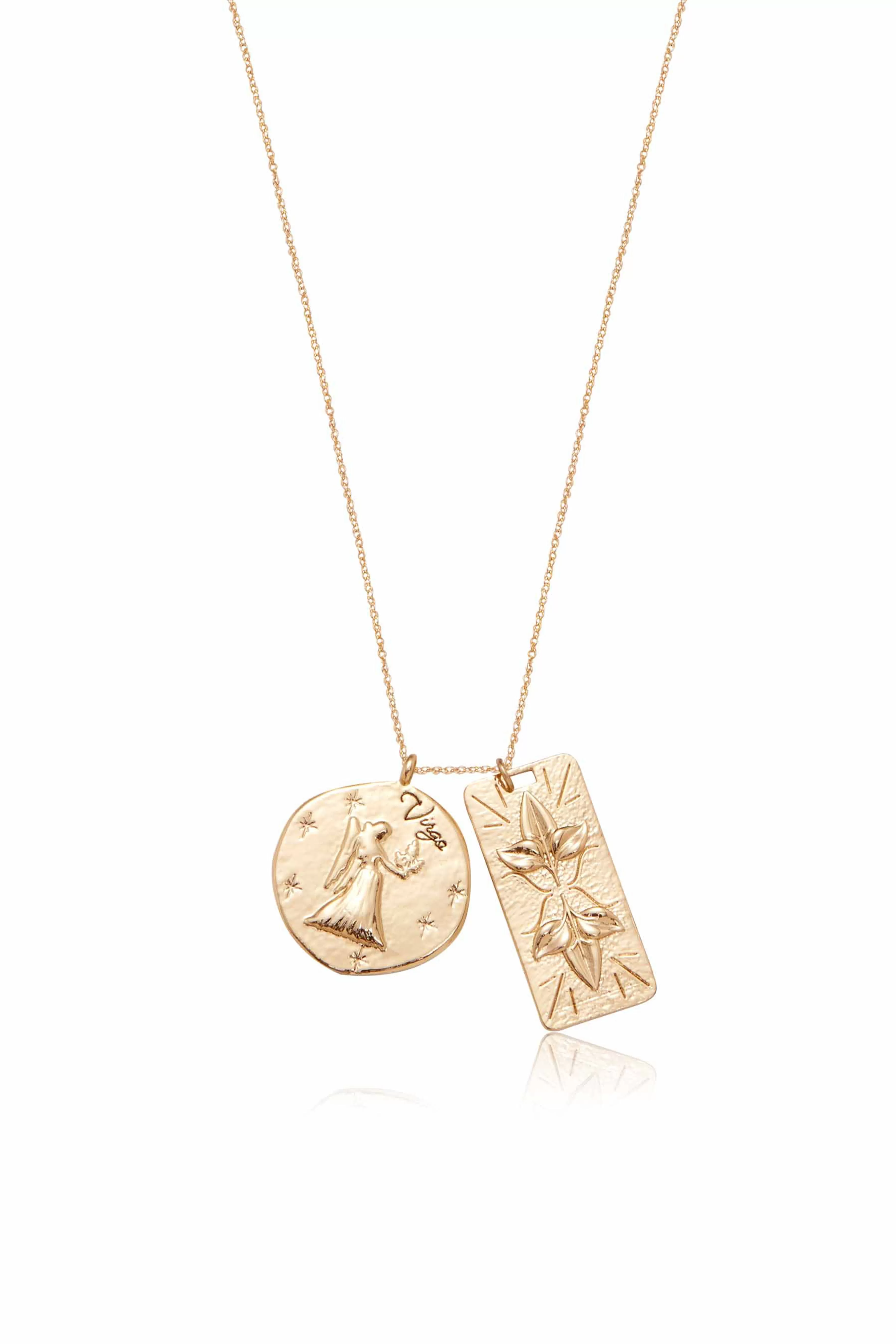 Zodiac Double Medallion Necklace